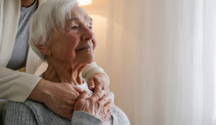 Portrait of elderly woman