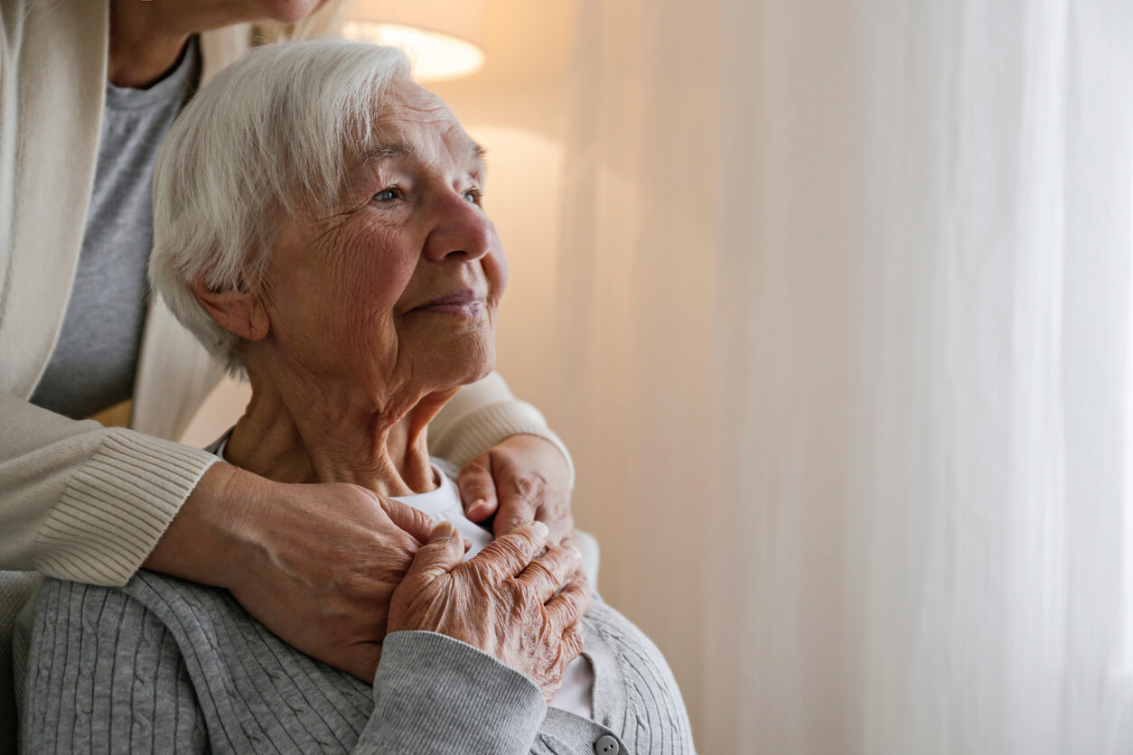 Portrait of elderly woman